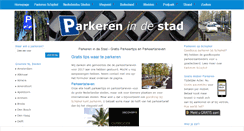 Desktop Screenshot of parkerenindestad.nl