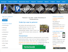 Tablet Screenshot of parkerenindestad.nl